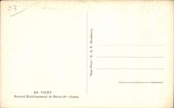 CPA Vichy Nouvel Etablissement de Bains