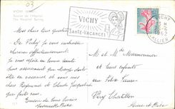 CPA Vichy Source de I Hopital the Hospital Spring