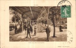 CPA Vichy Une Allee Couverte 