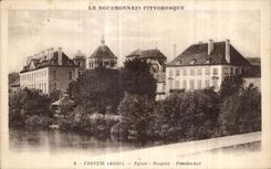 CPA Ebreuil Eglise Hospice Pensionnat