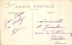 CPA Cusset pres Vichy Une Allee du Parc