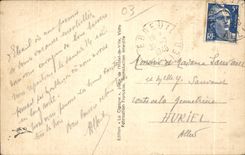 CPA Le Chateau de Chouvigny et la vallee de la Sioule