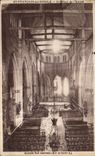 CPA Grande Nef Centrale St pourcain sur Sioule Interieur de l eglise