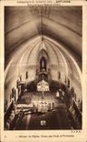 CPA Abbaye de Saint Lieu Sept Fons Dompierre sur Besbre Interieur de I eglise Choeur des peres et Presbytere