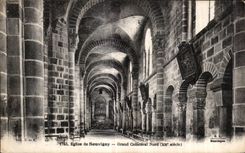 CPA Eglise de Souvigny Grand Collateral Nord