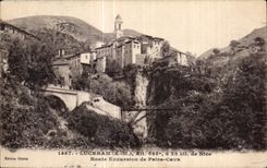 CPA Luceram De Nice Route Excursion de Peira Cava