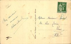 CPA Saint Jean Cap Ferrat Le Port et Vue sur Beaulieu Bateaux