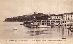 CPA Saint Jean Cap Ferrat Le Port Hotel du et Pointe de Saint Hospice