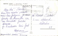 CPA Institut Calot Berck Plage ne des terrasses de cure
