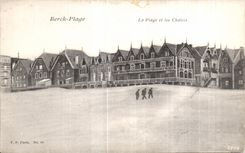 CPA Berck Plage La Plage et les Chalets