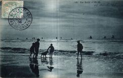 CPA Le Soir Plage Coucher de soleil