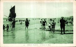 CPA Berck Plage L Heure du Bain