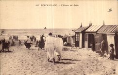 CPA Berck Plage L Heure du Bain