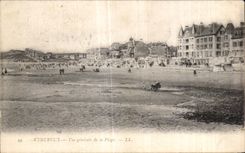 CPA Wimereux Vue generale de la Plage