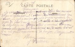 CPA La Guerre Aspect de Loos Bombarde Militaria