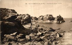 CPA Ile de Brehat La Rocher du Paon