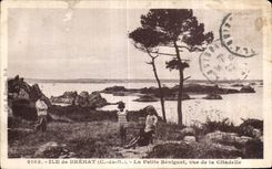 CPA Ile de Brehat La Petite Benignet vue de la Citadelle