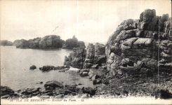 CPA Ile de Brehat Rocher du Paon