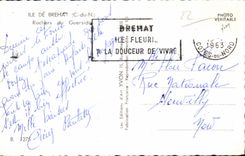 CPA Ile de Brehat Rochers du Guersida