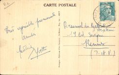 CPA Ile de Brehat La Croix De Maudez