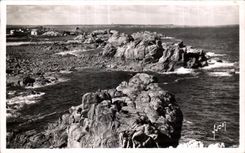 CPA Ile de Brehat Rochers de a Vierge