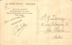 CPA Cote De Granit Ploumanac h Oratoire de Saint Guirec Patron des jeunes filles a marier
