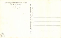 CPA Ploumanac h Par gros temps