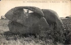 CPA Ploumanac h Cotes du Nord Le Rocher perce