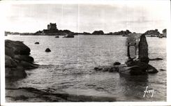 CPA Ploumanac h h La Baie interieure et L Oratoire de Saint Guirec