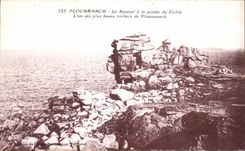 CPA Ploumanac h Le Squevel a la pointe du Diable