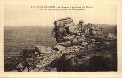 CPA Ploumanac h Le Squevel a la pointe du Diable