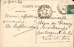 CPA Ploumanac h Le Phare et les grandes marees
