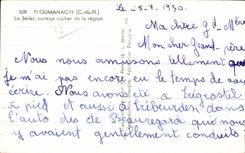 CPA Ploumanac h Le Belier Curieux rocher de la region