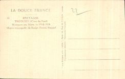 CPA Treguier Monument aus Morts de 1914 1918