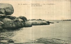 CPA Tregastel Le Coz Pors et ses Rochers