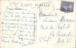 CPA Tregastel Le De et les Sept ILes Vus du Bois