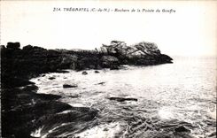 CPA Tregastel(C du N) Rochers de la Pointe du Gouffre