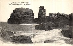 CPA La Bretagne Pittoresque Tregastel Le Gouffre