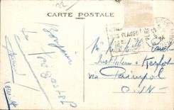CPA Tregastel Le Pere Eternel Ce Formidable groupe rochers abrite dans ses cavites profonds toute uns famille de Troglod