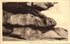 CPA Tregastel Le Lapin