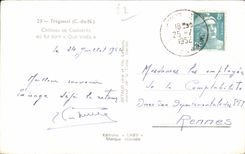 CPA Tregastel Chateau de Costaeres ou fut ecrit a Quo Vadis