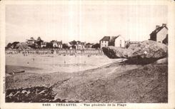CPA Tregastel Vue generale de la Plage
