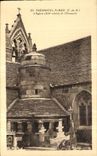CPA Tregastel Plage L Eglise et I Ossuaire