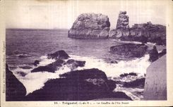 CPA Tregastel Le Gouffre de I lle Renot
