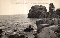 CPA Tregastel Les Rochers du Grand Gouffre