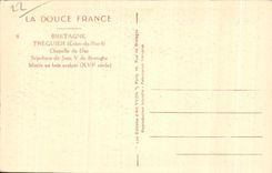 CPA Treguier Chapelle Du de Sepulture de Jean V de Bretagne 