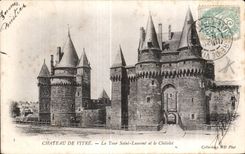 CPA Chateau De Vitre La Tour Saint Laurent et Le Chatelet
