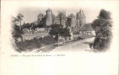 CPA Vitre Vue Prise de la Route de Rennes