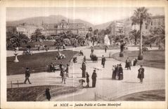CPA Nice Jardin Public et Casino Municipal