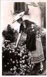 CPA Nice La Cueillette des Fleurs Folklore Costume